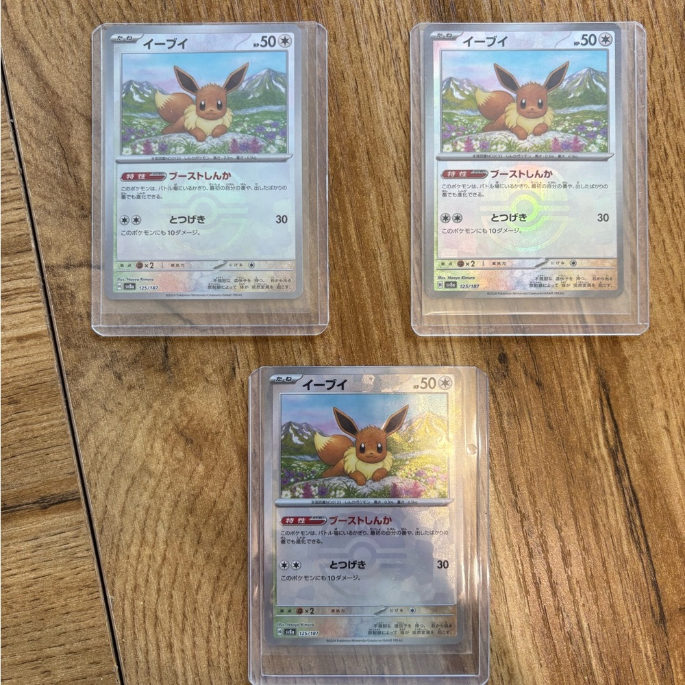 ✨Evee Masterball Pack of 3✨